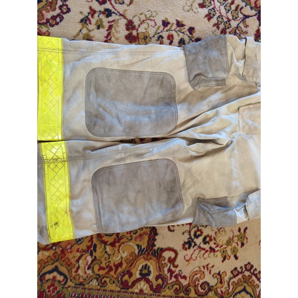 Retired Firefighter Gear Turnout Pants FIRE USED Size 46 X 28 SHELL ONLY!! - Picture 3 of 8